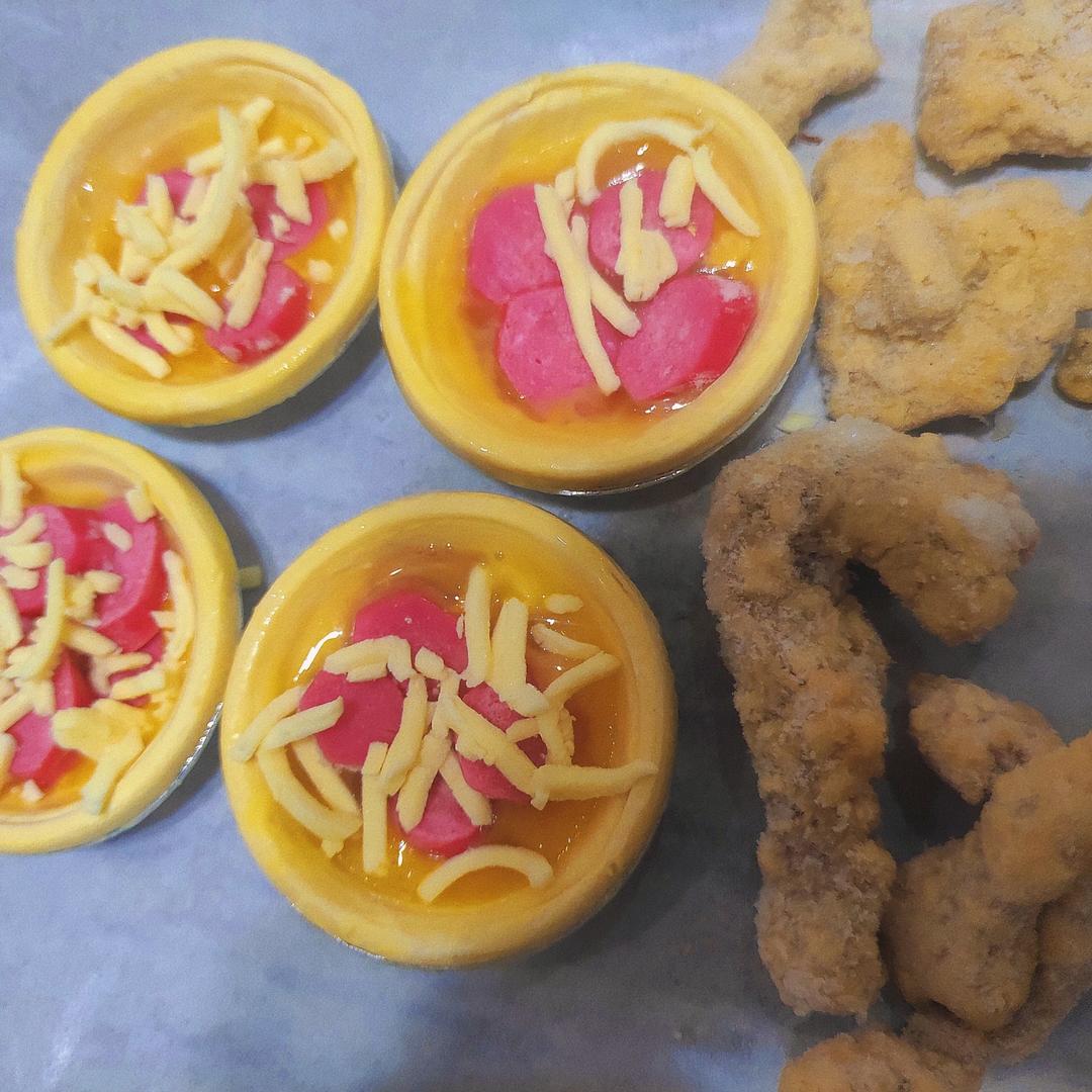 超简单迷你小披萨(蛋挞皮)