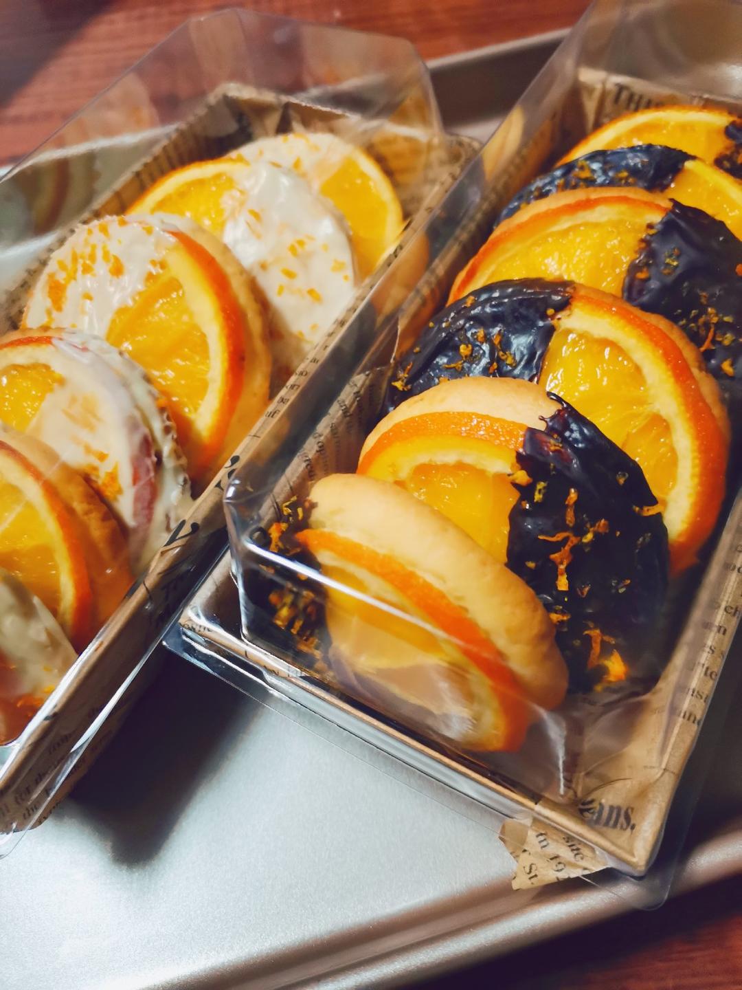 哩里里做的橙意满满超高颜值的巧克力橙子饼干