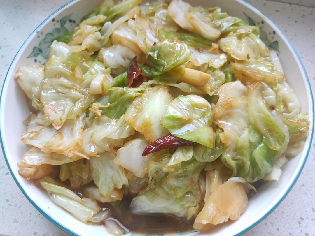 爆炒包菜