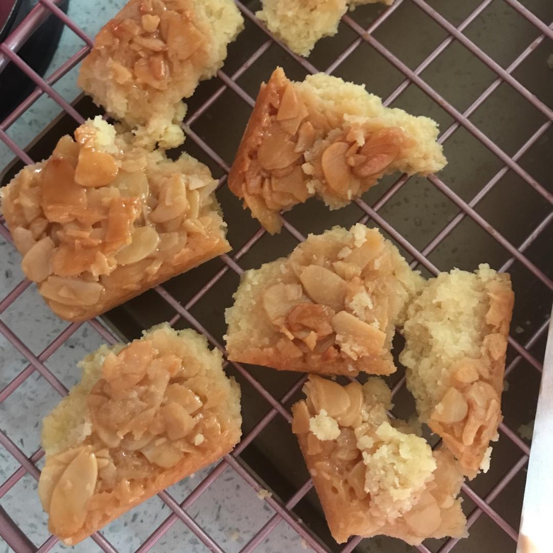 法式焦糖杏仁酥饼【果子学校减糖版适用28*28烤盘】