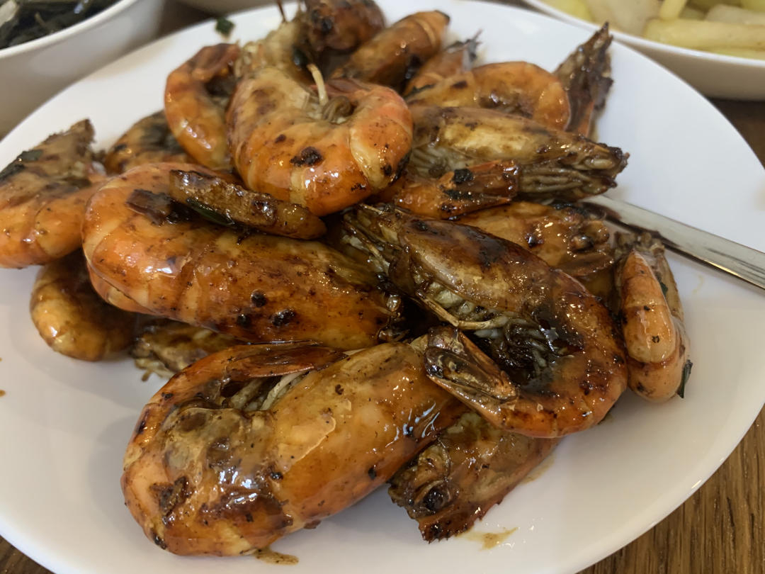 油爆带籽沼虾