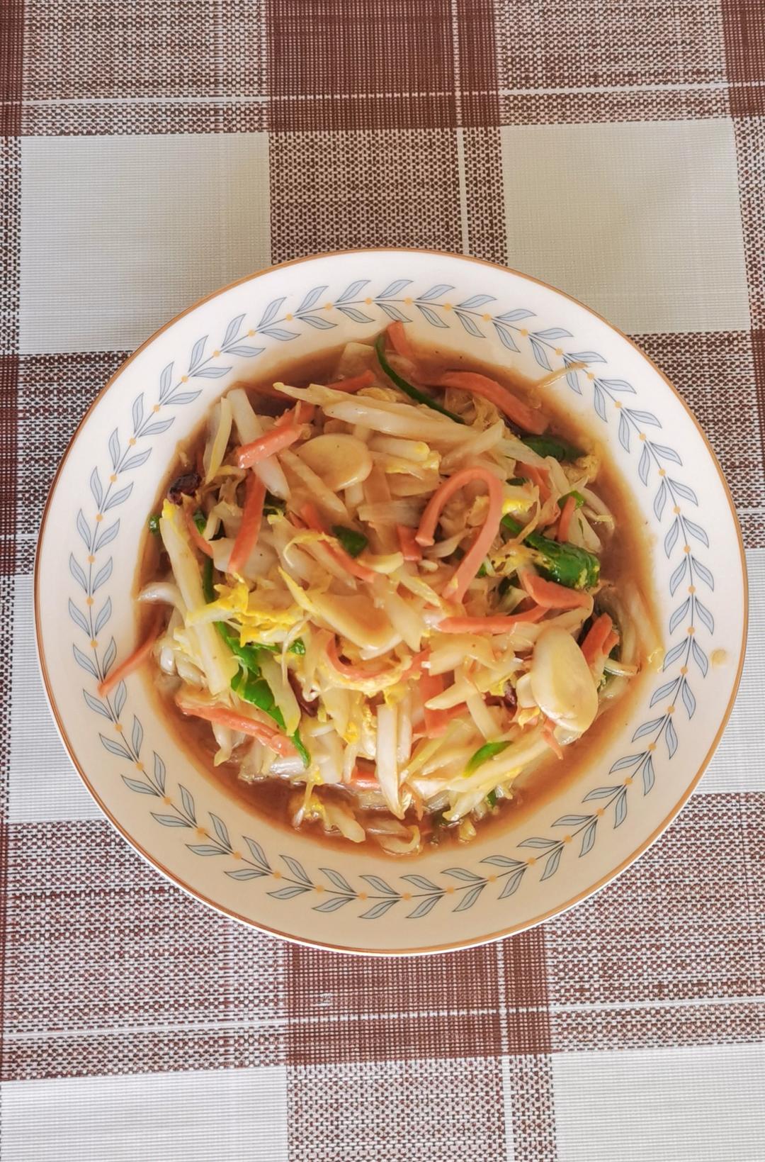 炝炒圆白菜丝 | 爽脆可口