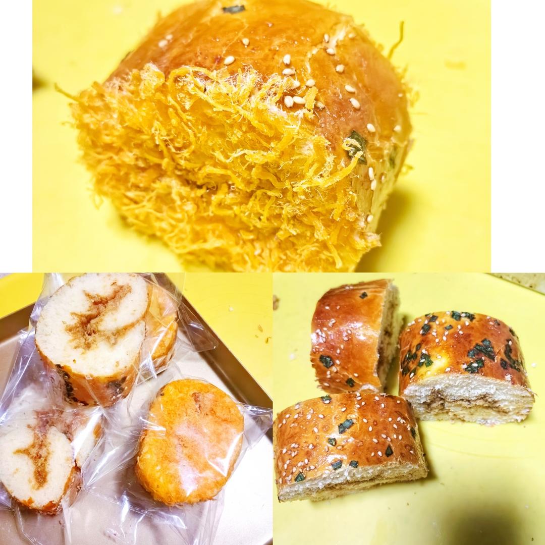 回忆的味道---肉松面包卷