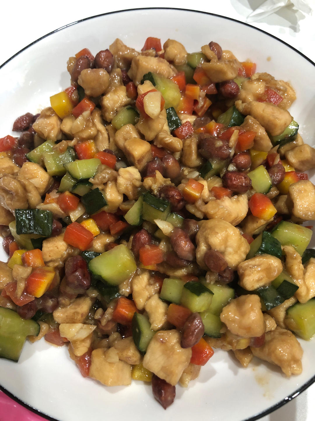 宫保鸡丁——简单版。