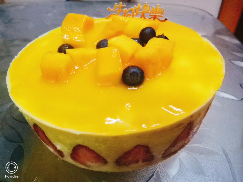 芒果慕斯蛋糕8寸