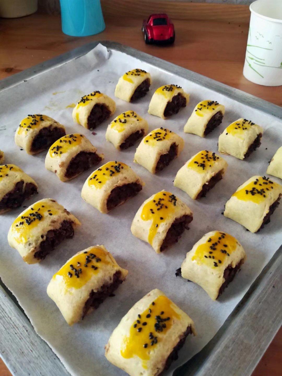 红豆酥（蛋挞皮版）