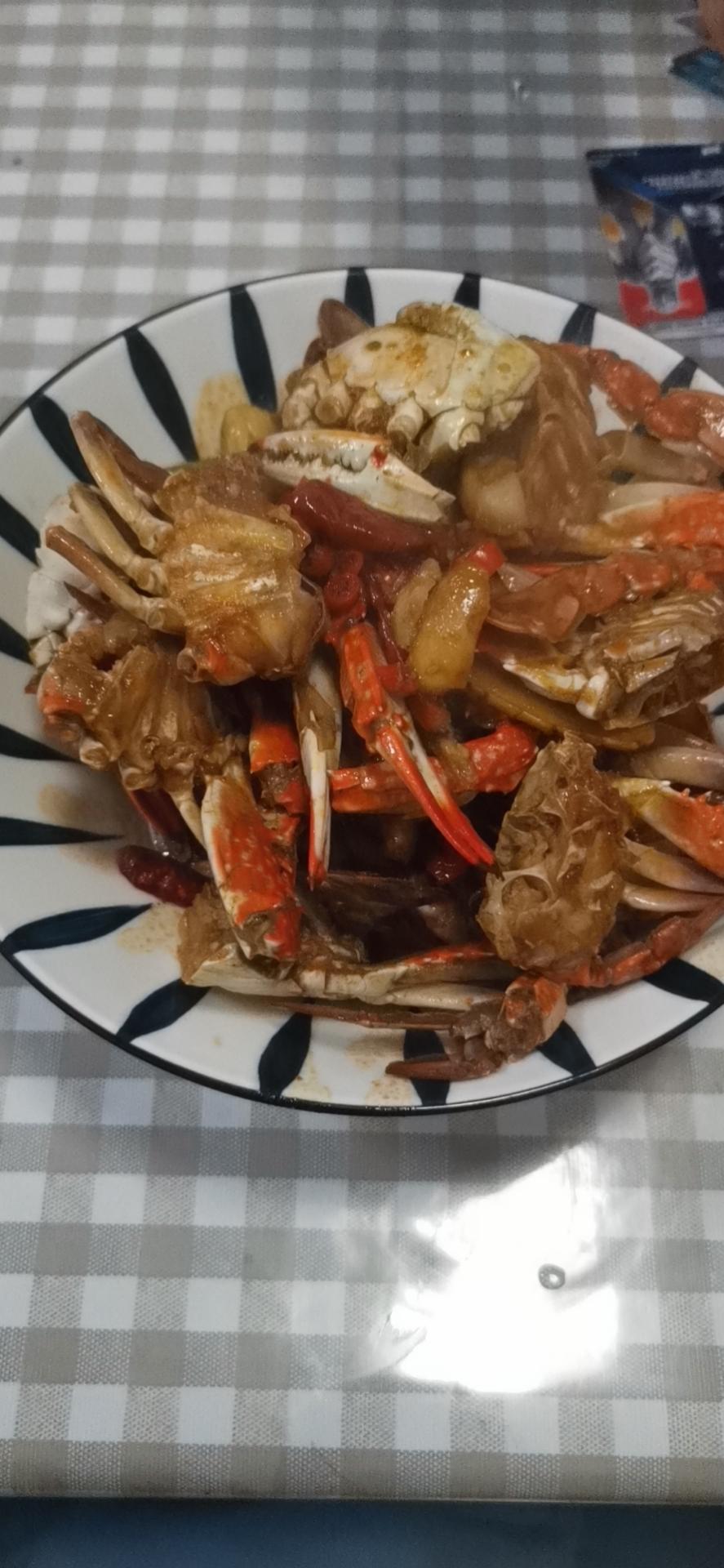 蒜香梭子蟹