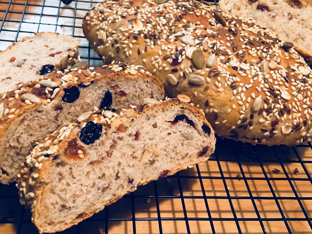 杂粮坚果全麦软欧