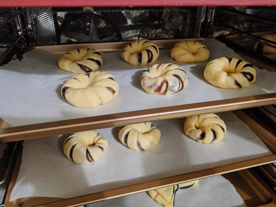 零失败✔豆沙圈面包✔