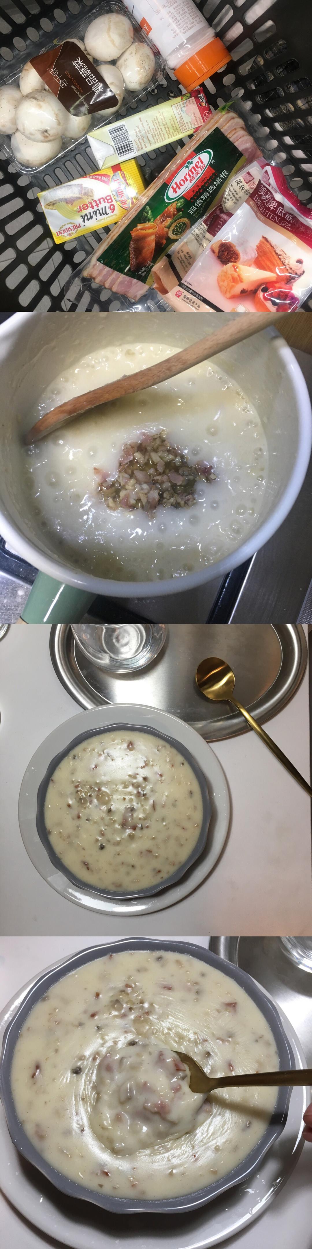 奶油蘑菇汤（完美比例版）