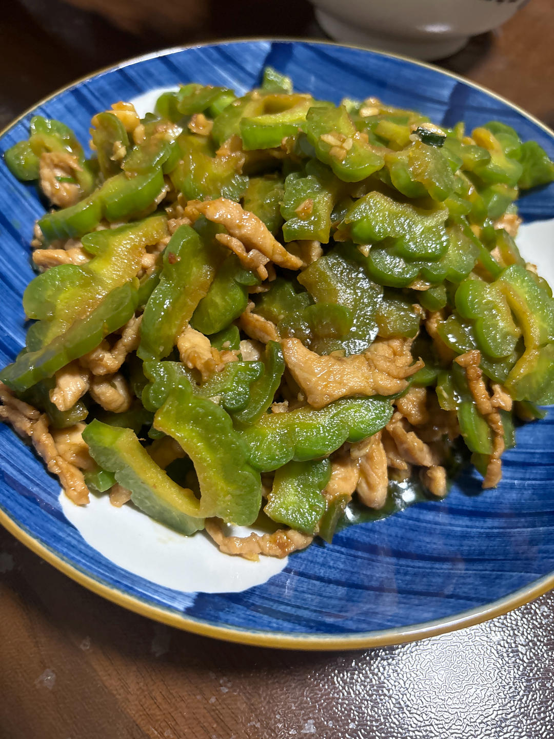 苦瓜炒肉丝