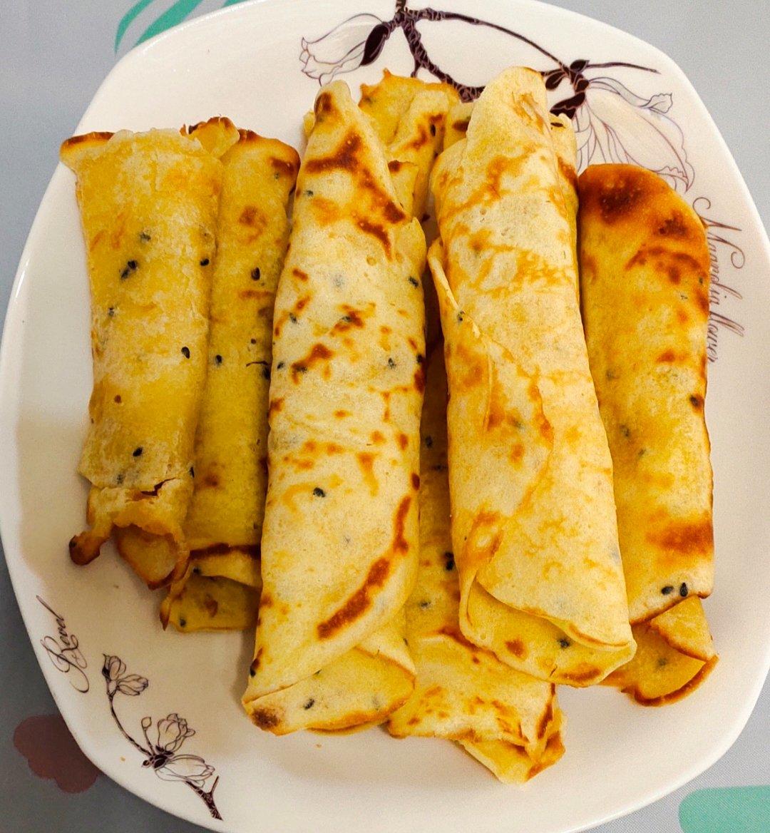 电饼铛自制蛋卷