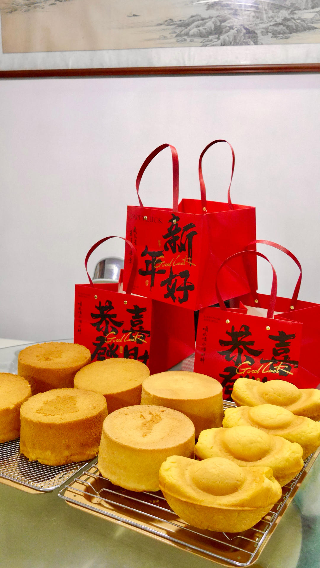 蜂蜜戚风蛋糕（六寸）