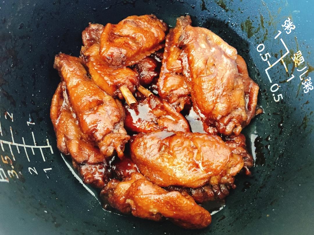 【电饭煲蜜汁鸡翅】