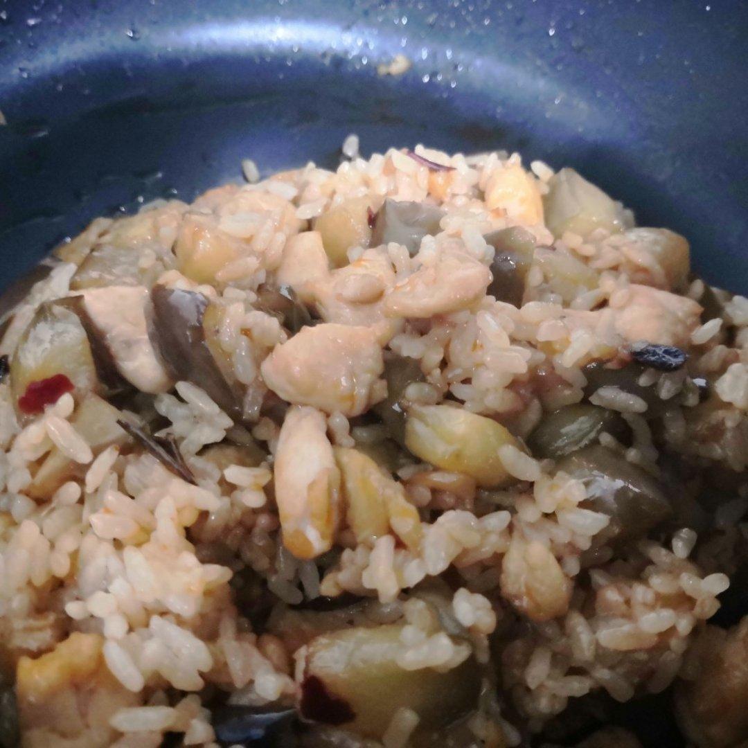 特别好吃的茄子炒饭
