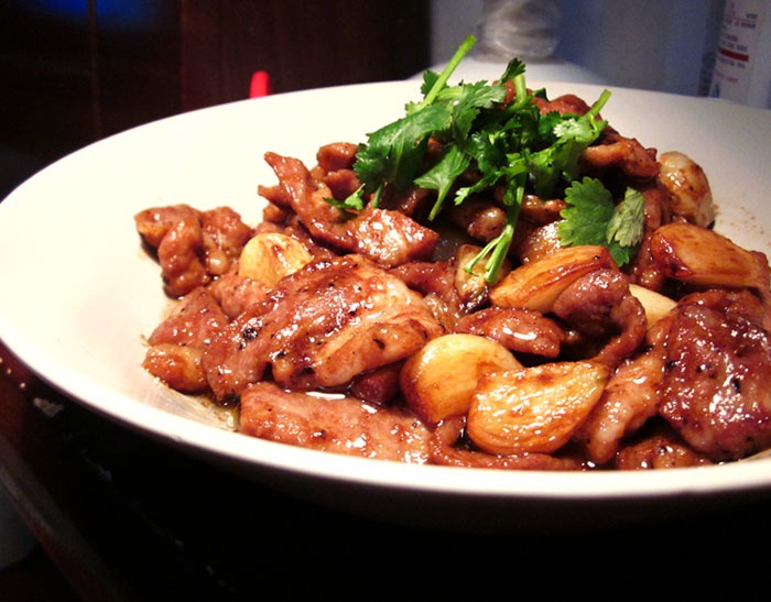 黑蒜子牛肉粒