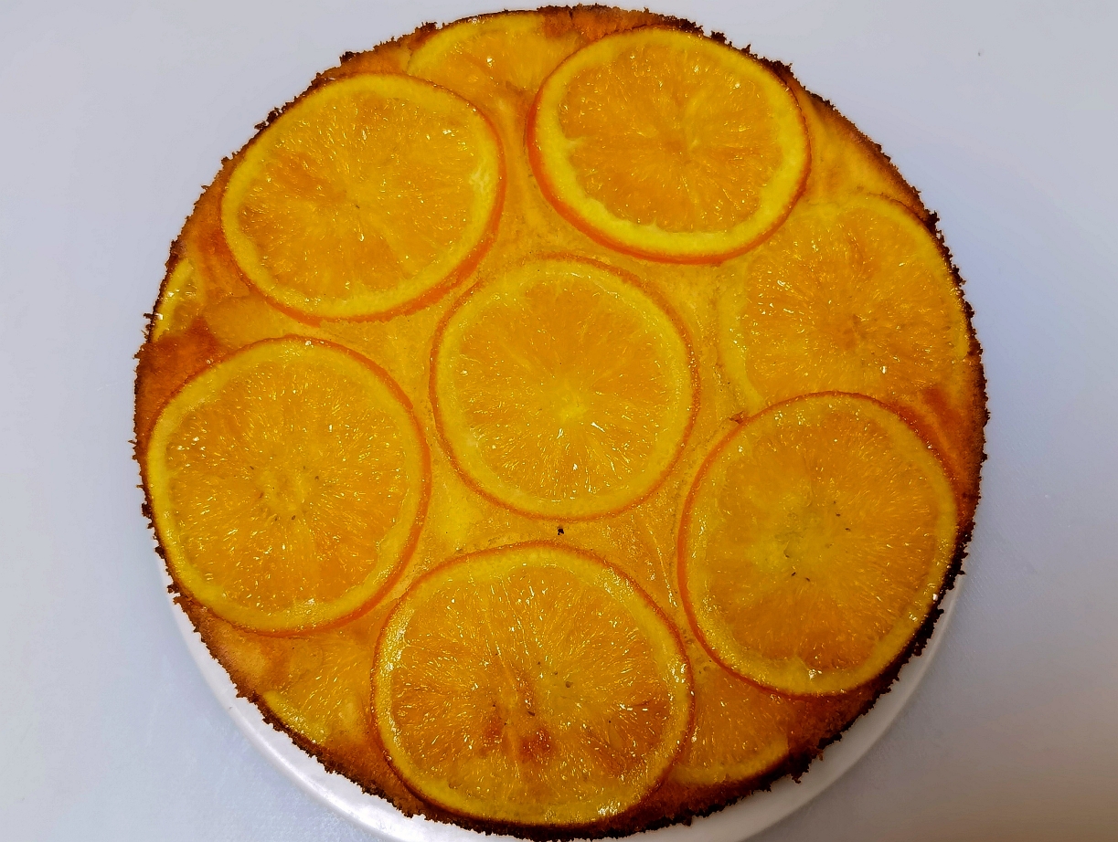 橙子翻转蛋糕的做法