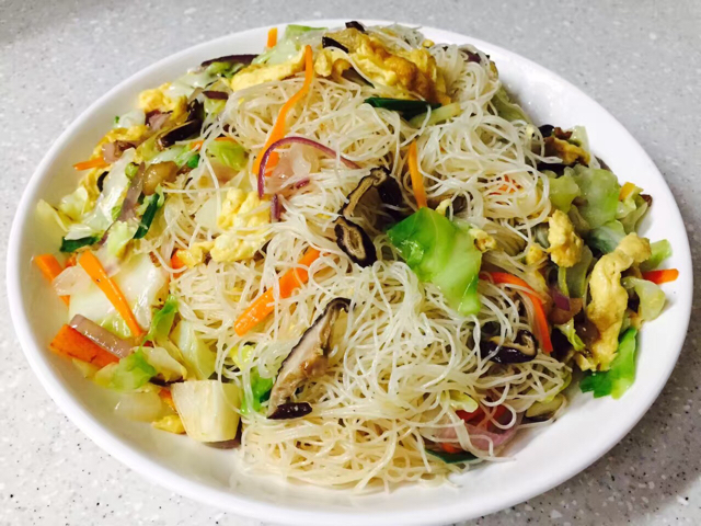 颩筝做的温州炒粉干