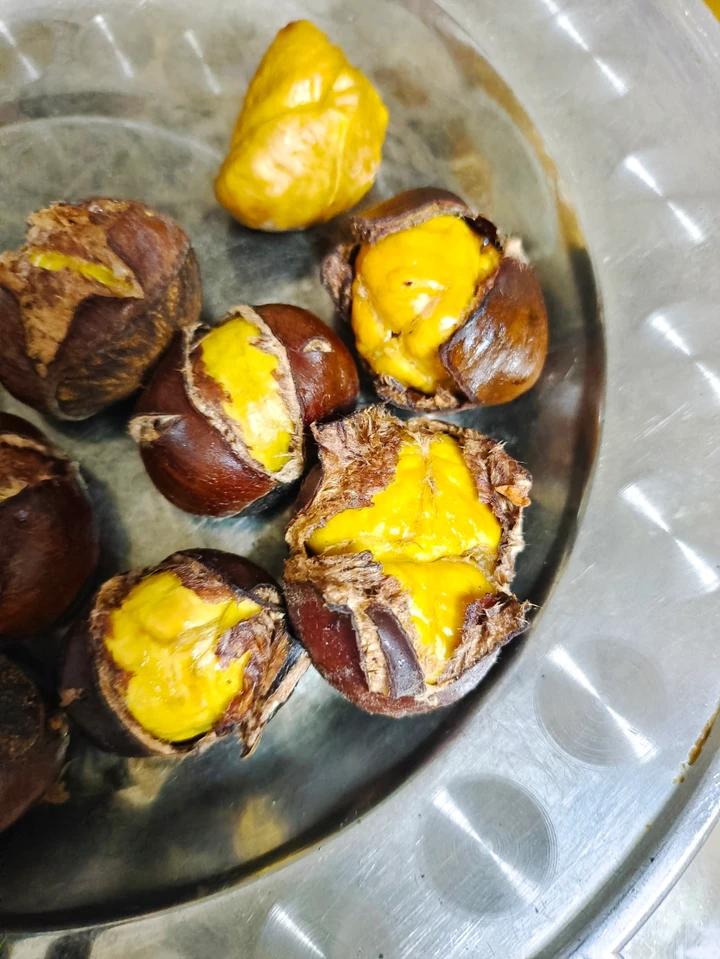 空气炸锅烤栗子