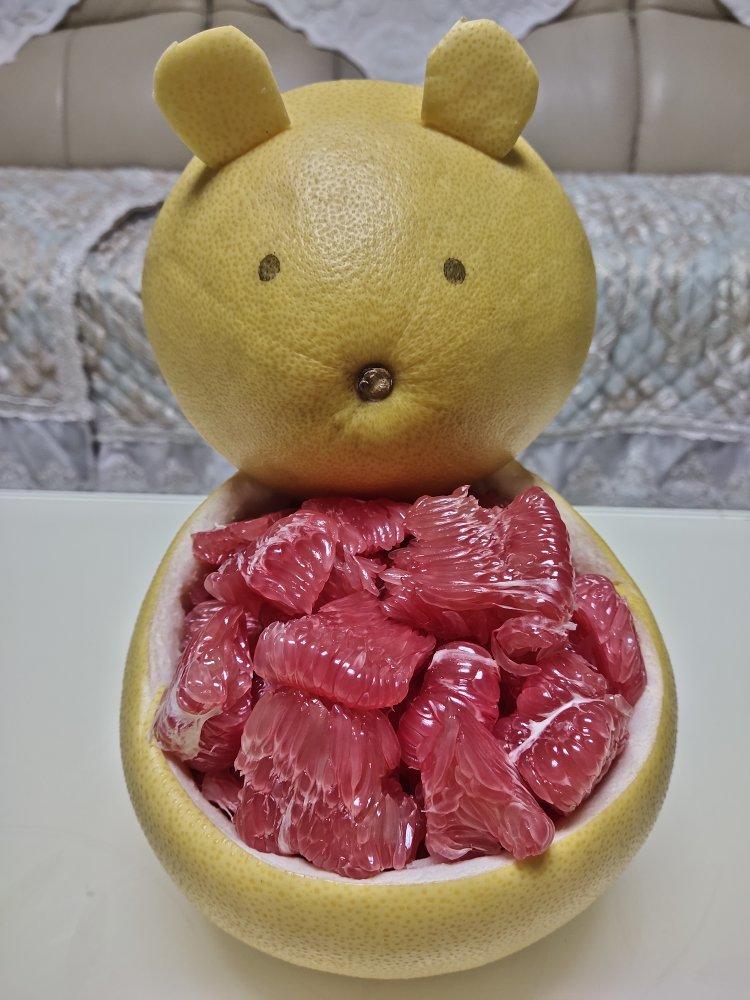 网红剥柚子的方法