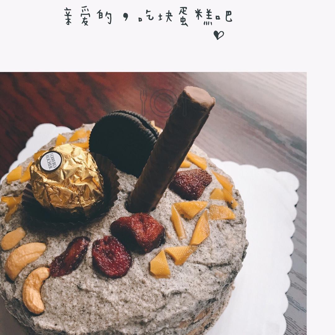 奥利奥咸奶油蛋糕（六寸）