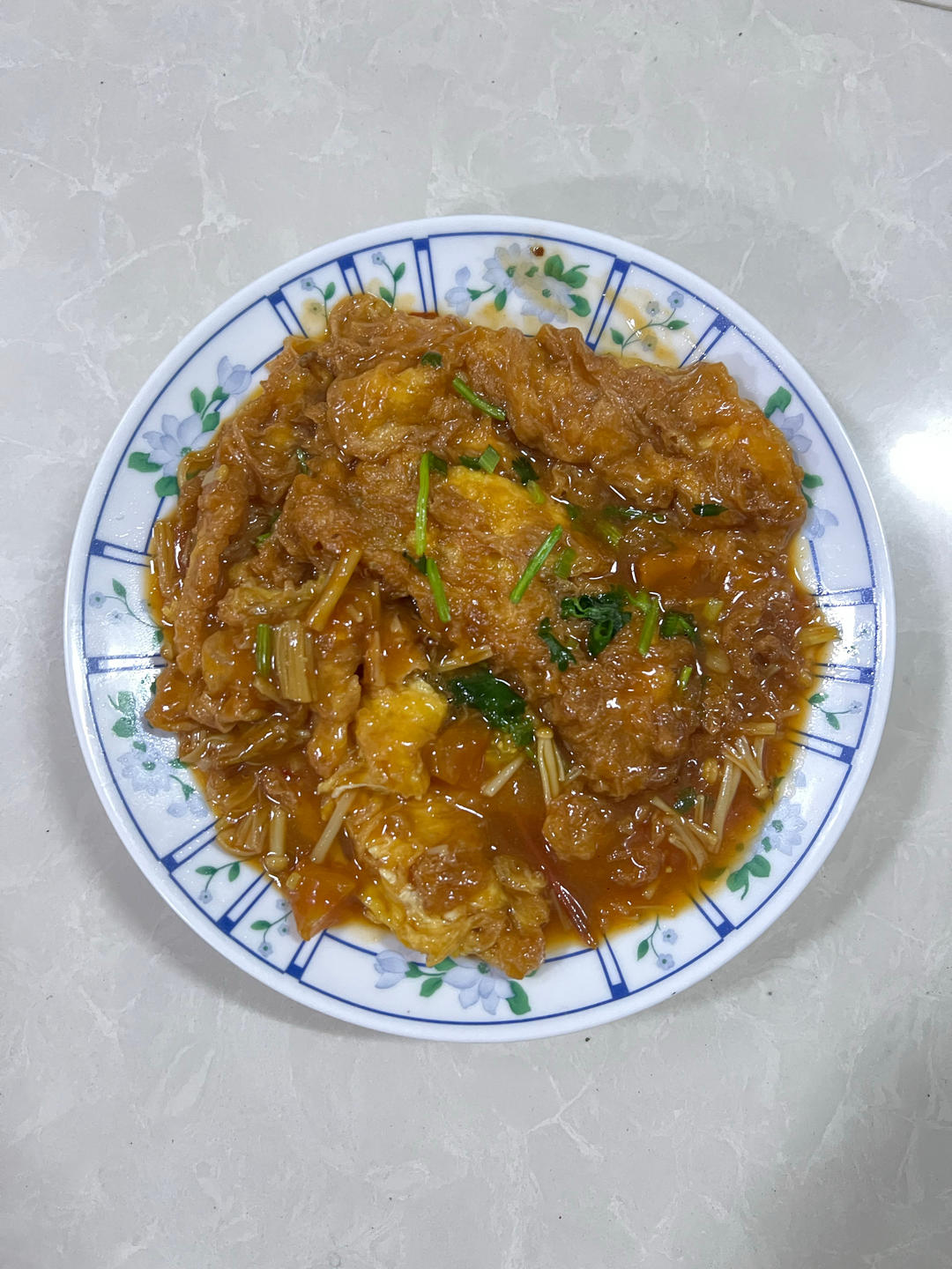 拌饭届数一数二的天花板｜茄汁炸蛋