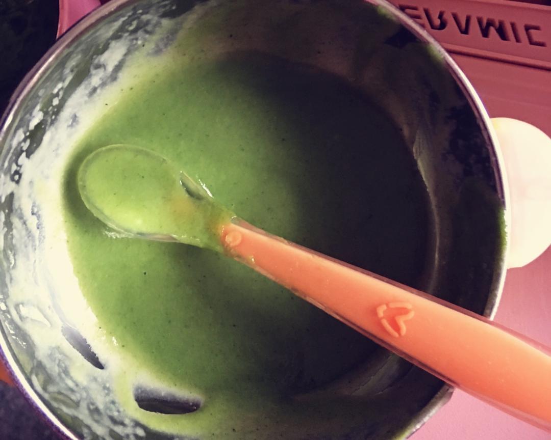 宝宝辅食6月➕西蓝花米糊的做法