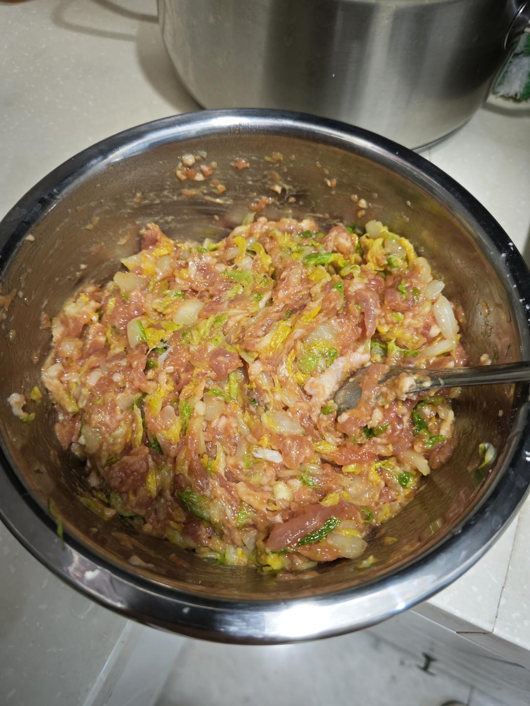 大白菜猪肉馅（超好吃的饺子馅）