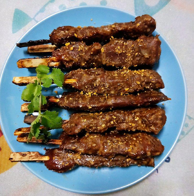 烤牛肉串