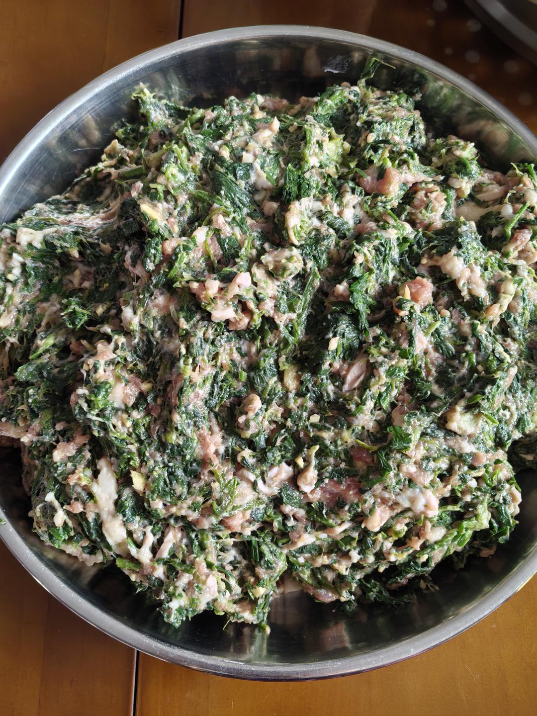 荠菜肉末包子馅