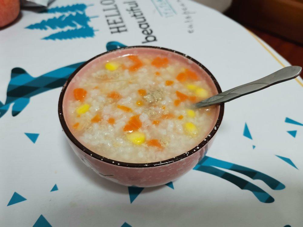 玉米胡萝卜瘦肉粥