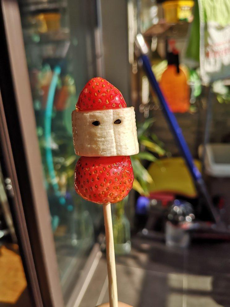 草莓圣诞老人迷你糖葫芦