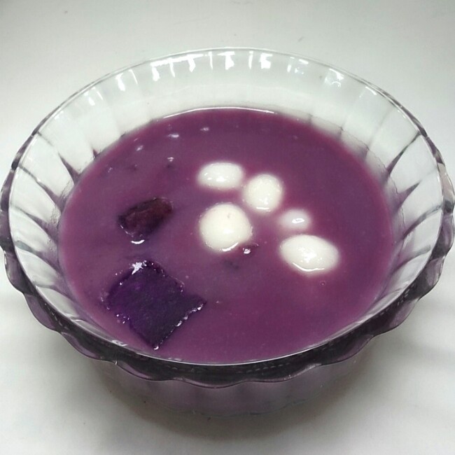 香芋紫米小丸子