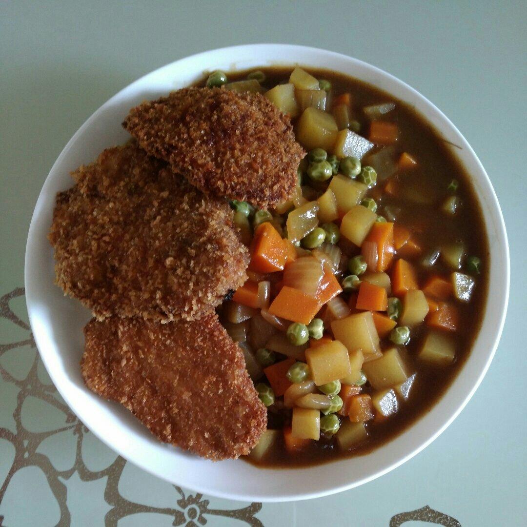 咖喱猪扒饭