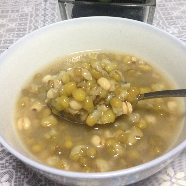 一角冰凌做的绿豆汤