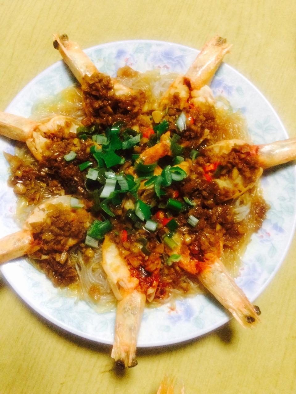 蒜蓉粉丝蒸虾