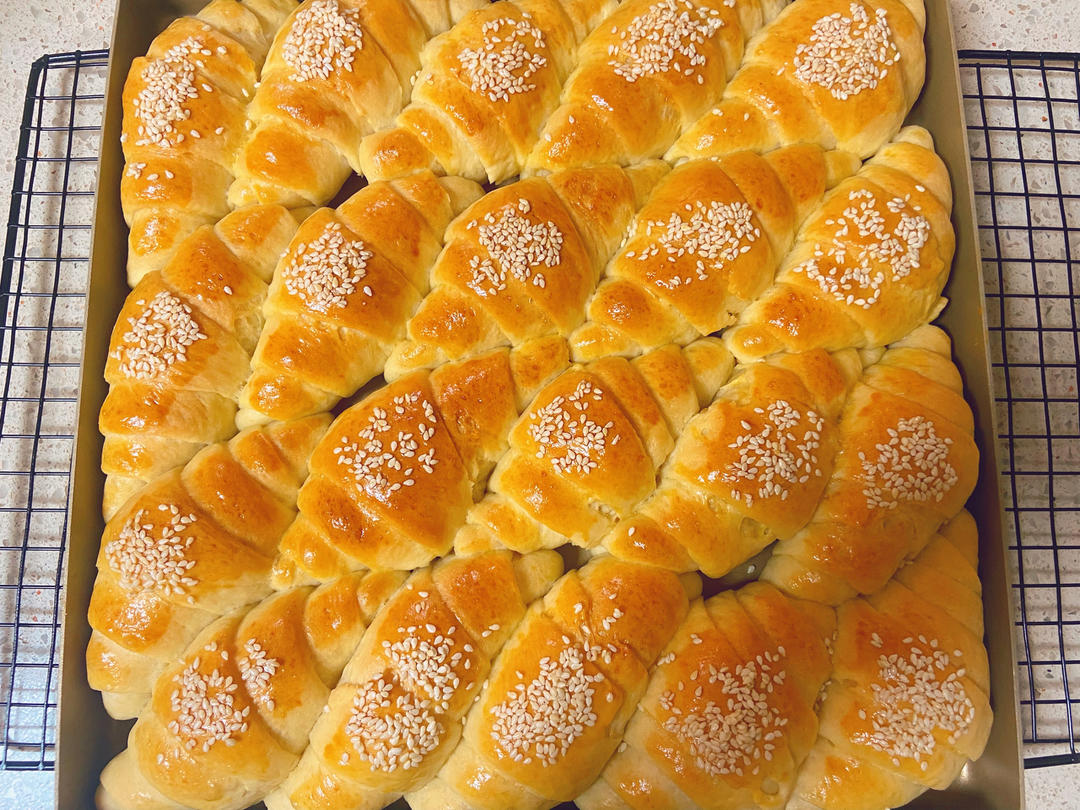 牛奶面包卷（直接法）