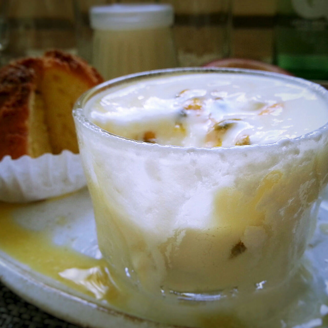 百香果酸奶意式奶冻<Passionfruit Yogurt Panna Cotta>