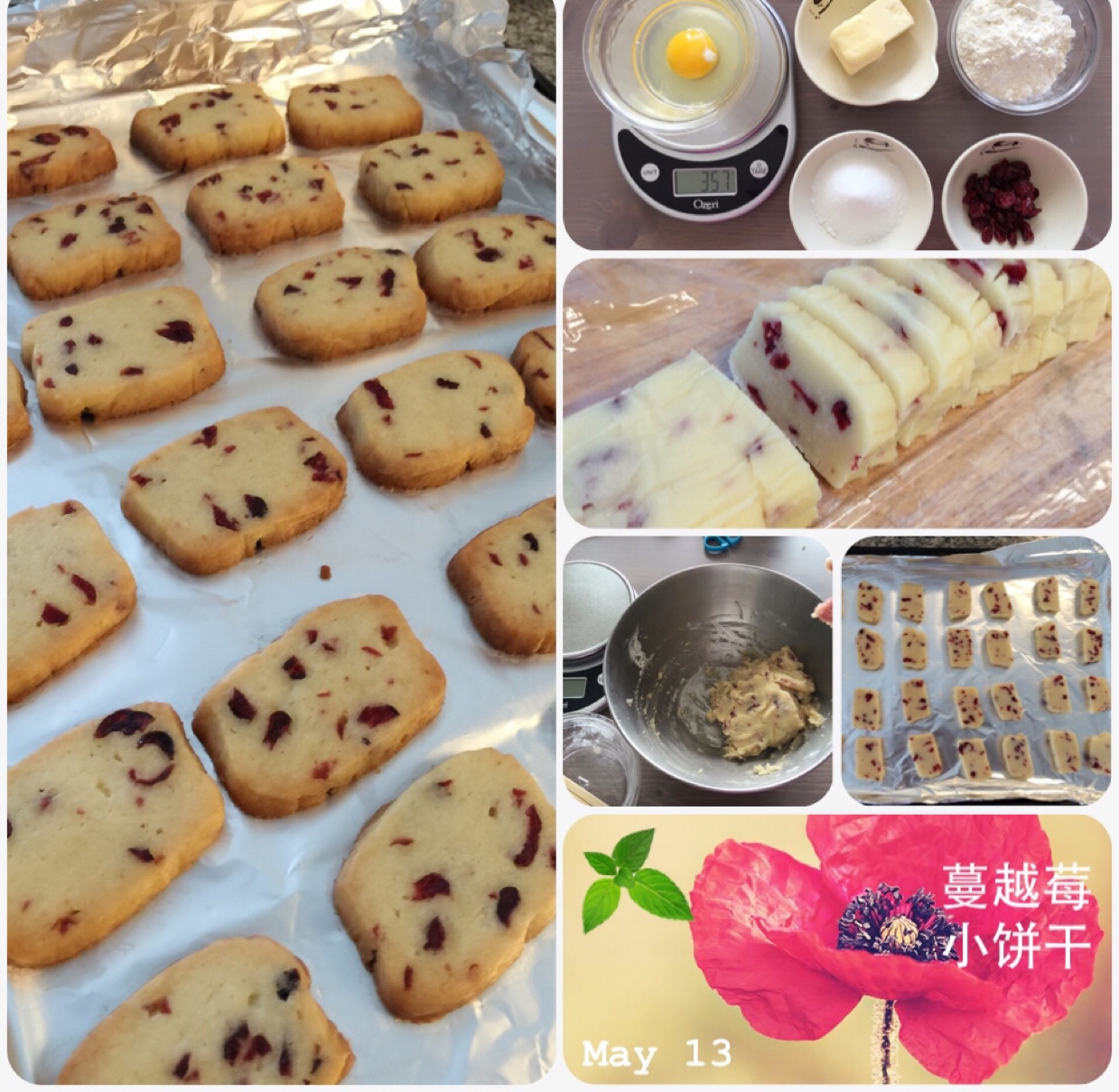 蔓越莓饼干--新手烘焙0压力 #皮黑森林#