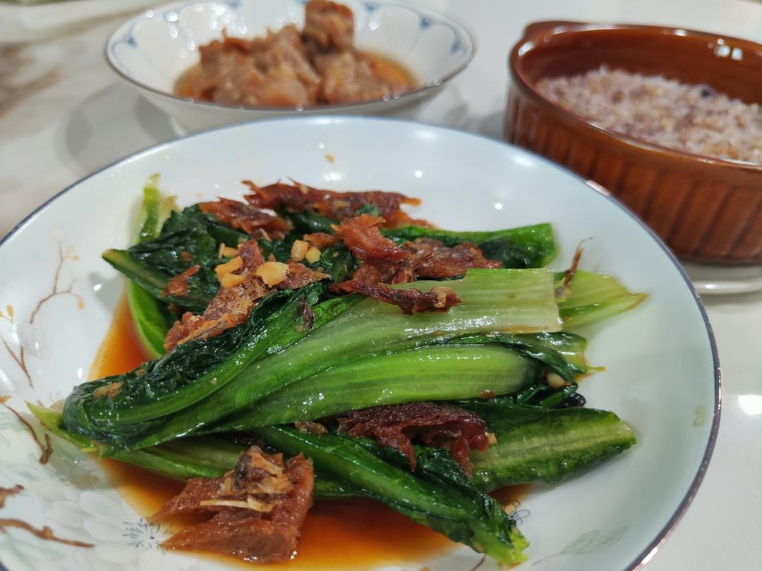 豆豉鲮鱼油麦菜