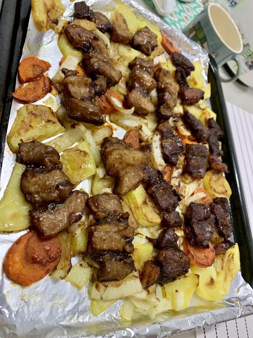 五花肉烤土豆片（北鼎烤箱食谱）