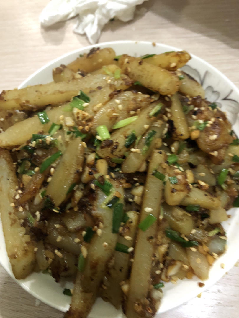 香辣过瘾的狼牙土豆条，秒光