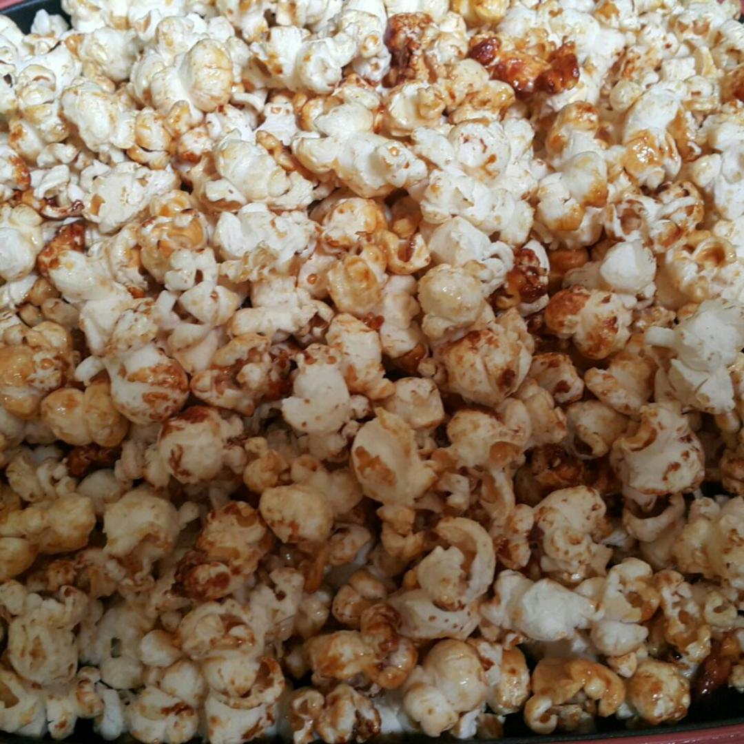 焦糖爆米花