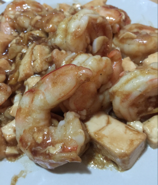 虾仁豆腐