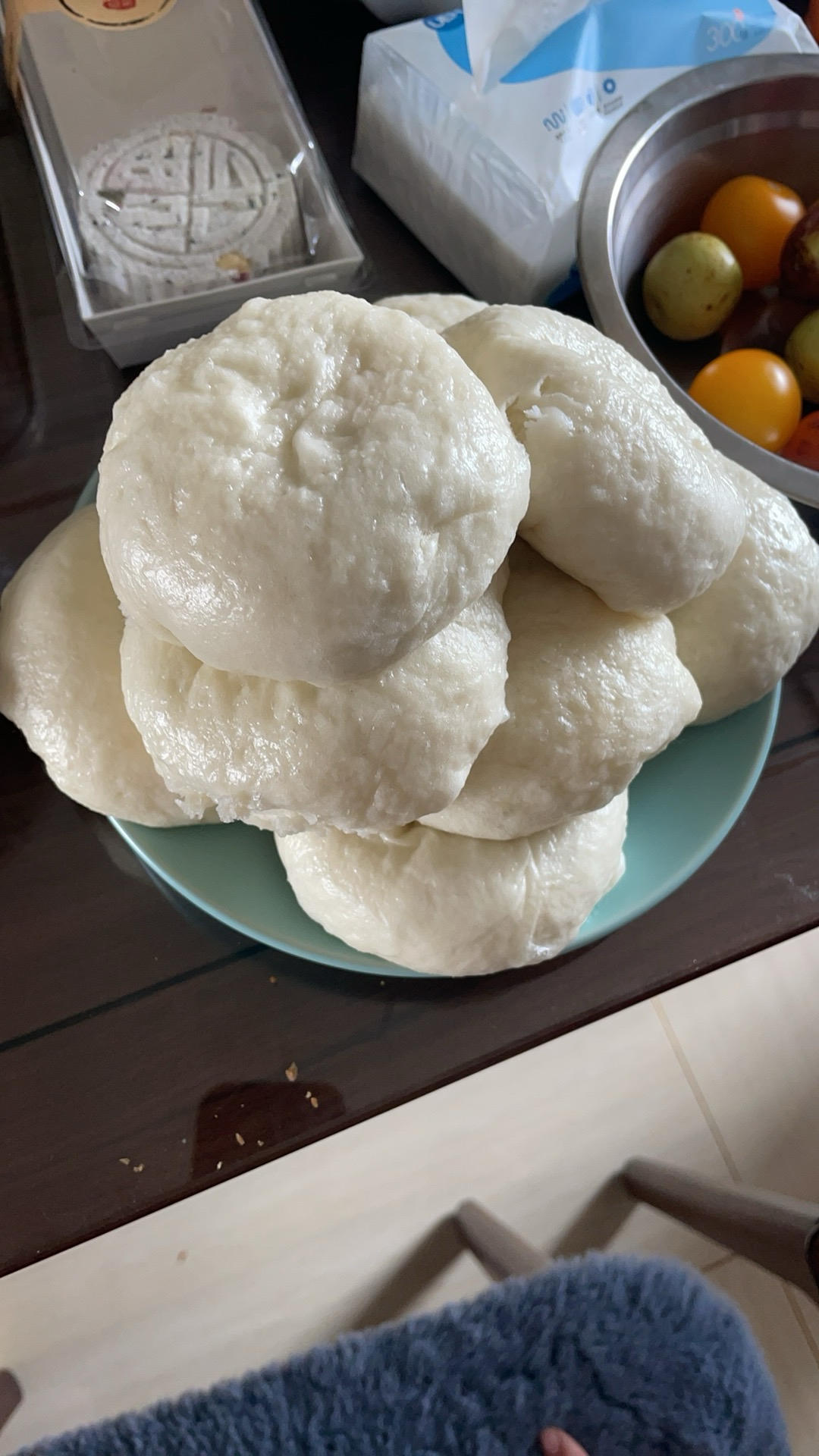 超好吃有豆豆的豆沙包，一次发酵（红豆包）