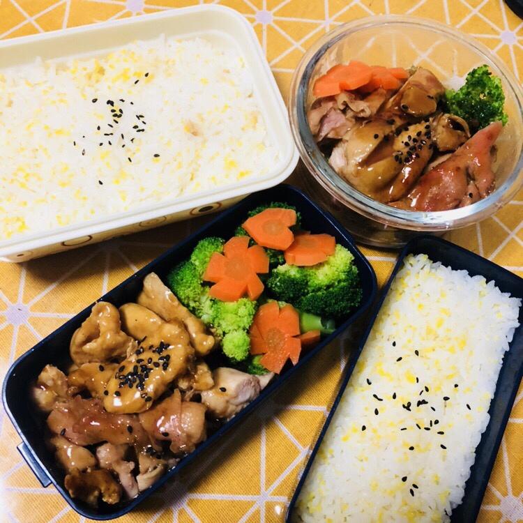 照烧鸡腿饭（市售照烧汁版）