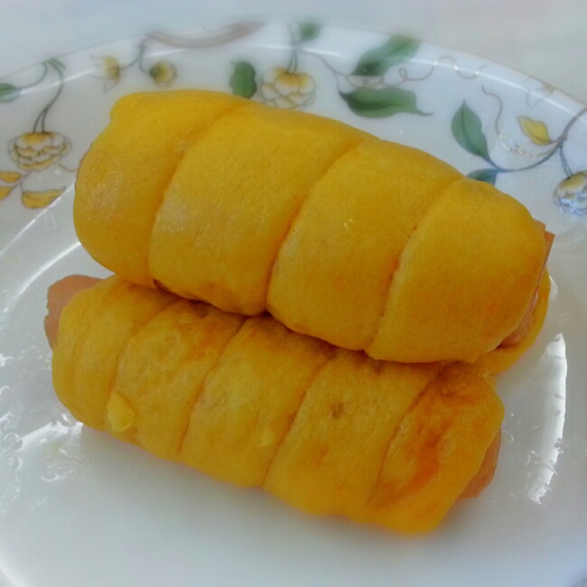 南瓜香肠卷
