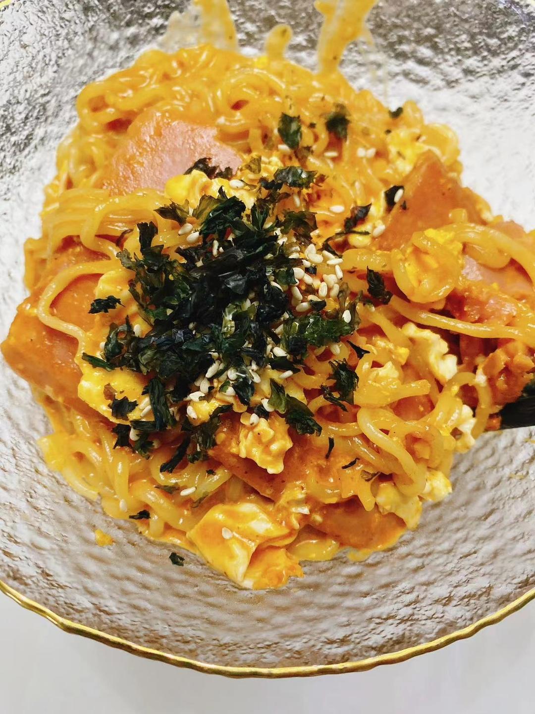 🔥网红芝士牛奶火鸡面｜浓香四溢｜巨好吃～