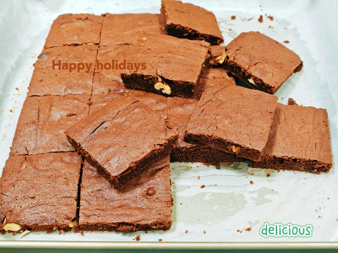 美式经典配方：巧克力布朗尼（The Perfect Brownies)
