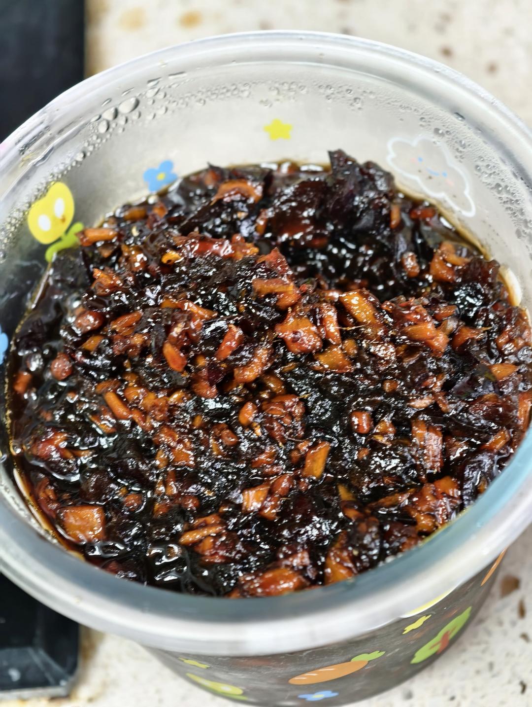 黑糖红枣枸杞姜母茶酱